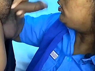 Etter lave karakterer straffes jæveln Kajal i garasjen med doggystyle fitteknull og blowjob