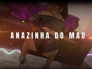 tiny anonzinha teases with buttplug in tight ass before taking huge cock for anal creampie and cum swapping