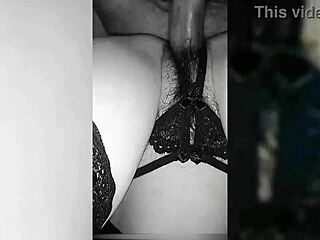 i got lingerie as a gift then offered up my tight ass for fucking