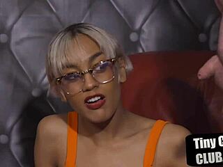 Oh man, I can't believe this small cock fat guy is getting jerked off by that cfnm group of humiliating babes in heels and skirts, they're all dirty talking and femdom style