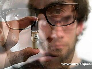 Wet Panties Cover Horny Blonde Girl's Dripping Vulva and Tight Cunt