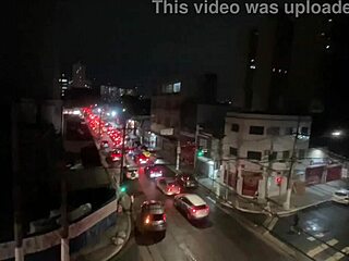 Latina with huge tits and juicy pussy gives it up to friend in open window creampie