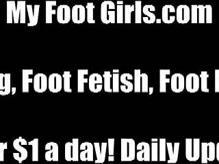 Bella And Sadie Having Little 18+ Lesbian Foot Fetish Fun With POV Sucking Jerking Lick And Footjob