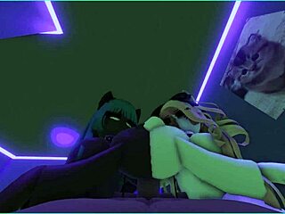 Oh wow, Viper is totally fucking Candy and her demi-human kittens, it's wild 😈