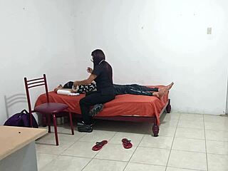 hey, check this nurse shaking her curvy ass sensually at the patient's place 😏