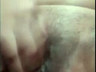 Famous Instagram influencer girl from India flashes her shaved pussy and fingers it deeply on cam with boyfriend watching.