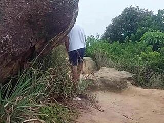 she fumbles at pool but handles the stick right in the pocket