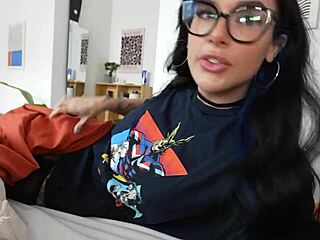 hey, we're sharing a bed with these big titty goth girls effy cutie and natasha noel for some wild fun