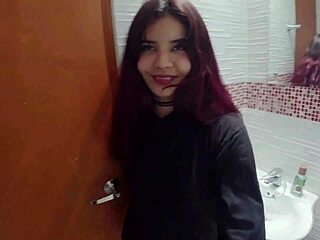 The whore of my stepsister waits half-naked for me to wreck her pussy and fill it with cum