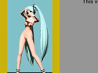 Hatsune Miku Shows Big Tits and Ass in Two Faced Lovers Project Diva Full Nude Mod