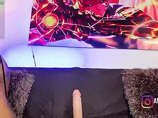 Anthonelladoll Teases With Big Ass Riding Vibrator In Cowgirl Position