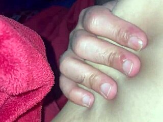 He was massaging my legs and begging for my pussy, then he stole my butt plug and shoved it in his ass to get his dick hard