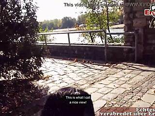 So this German Latina milf gets caught in a public sex pickup at Berlin park, turning into a wild outdoor pov date with flashing and fucking.