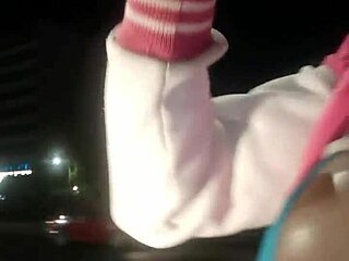 Rica Tranny From Mexico Shows Off Her Big Tits While Wearing Miniskirt In Tlalpan