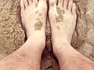Bare Feet Sensory Play In Sand For Fetish Lovers