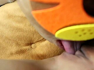 Asian Schoolgirl Licking Pussy in Uncensored Solo Toy Play with Skinny Housewife Fisting