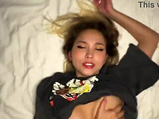 Fucked Asian Woman Hard in Her Home with Intense Moans and Natural Tits Bouncing