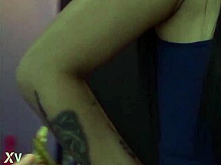 Sensual latina amateur shows off small tits in solo softcore style