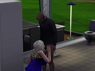 Sims 4 - revisiting the sims and having a milf and a goth milf live together and have sex with different people