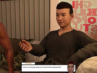 lets play midnight ride storyteller dlc ending 1 the party with redhead fingering and lesbian cunilingus small tits action