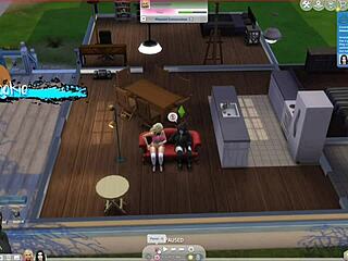 Sims 4 - revisiting the sims and having a milf and a goth milf live together and have sex with different people