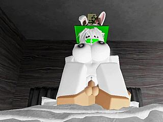 Roblox whore jumps on noob for intense fucking with creampie finish. She rides cowgirl then switches to missionary for more hardcore action!