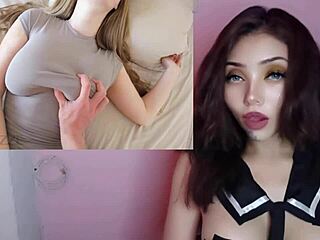 They Do It Quickly Before She Heads to Work with That Cute Latina Big Tits Natural Boobs Creampie Orgasm!