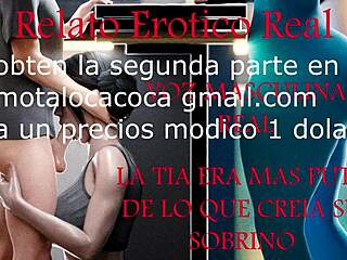 relato erótico de una madura disfrutando un encuentro apasionado con un jovencito usando voz real