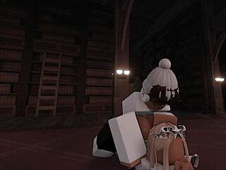 This hot blonde takes on a huge cock, her big tits and ass bouncing wildly.