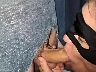 alineteless subtly taking in a young guy's thick tool at the pleasure spot