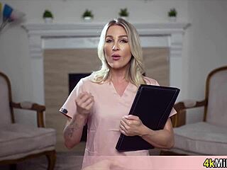 andi avalon expertly handles handjobs as a milf nurse getting patient samples fast in hospital