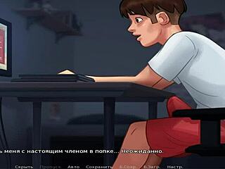 Summertimesaga scen där mogen kvinna älskar runka min kuk i avsnitt 1 nr 51