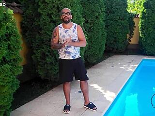 I adore watching busty blonde Juju Meirelles ride huge cock in her debut scene