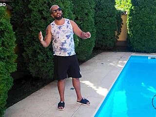 I adore watching busty blonde Juju Meirelles ride huge cock in her debut scene