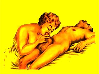 Vintage Erotic Art Collection with Classic Scenes!