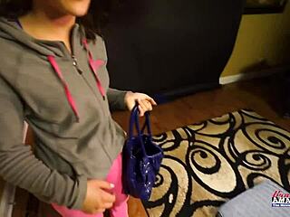 Brunette Teen Ryann Sucks Cock And Gets Pussy Deeply Fucked In Doggystyle!