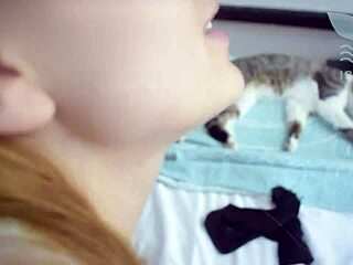 petite blonde takes on brazilian vitor's massive bbc moaning wildly calling out his name in ecstasy