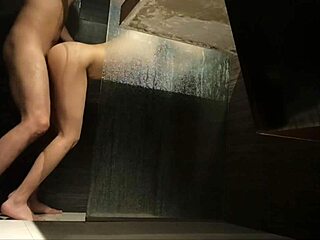 Hidden camera catches my primastra in the bathroom shower, so I penetrate her hard and cum all over her body