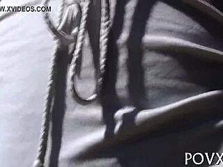 come on sexy teen, suck that cock deep and ride it hard in this petite jizz-filled fuck session