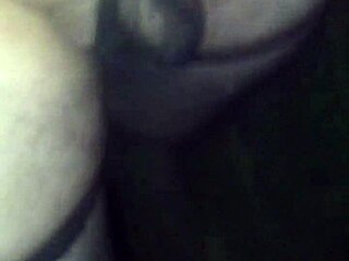 Person Exploring The Forest Attired Solely In A Minimal Thong And Net Stockings Outdoors