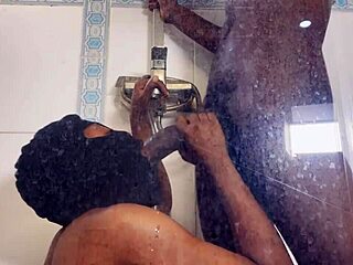 why dont you kneel and swallow that monster cock deep then ill pin you against the wall for intense pounding?