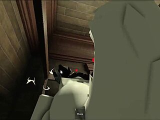 Enmascarado Folla A Una Chica Cosplayer Descansando Casi Se Corre Dentro