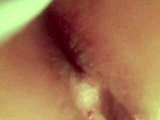 redhead slut spreads her shaved pussy for intense fingering session. she moans while teasing her HAIRLESS slit.