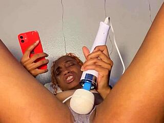 Late Night Session With Panties Stuffed For Intense Orgasm