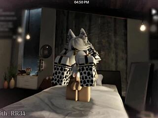 Intense ass pounding in cow costume with follower raw!