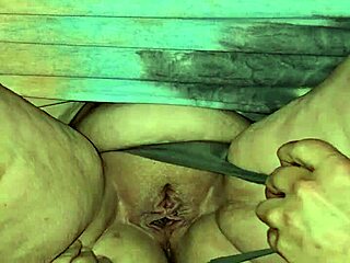 hey, check out this sexy wife flashing her thong panties upskirt in that sundress while she's all milf hot