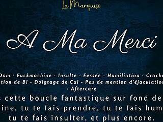 Ευρωπαία femdom δίνει γαλλικά βρώμικα λόγια σε οδηγίες παλούκωσης audio ASMR εντολές σε βάζουν στο έλεός της