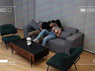 I grab my friend's Colombian girlfriend for a hot fuck after her workout session