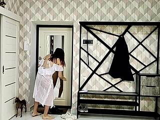 Angie Elif Chubby Teen Brunette Masturbates Solo With Natural Tits