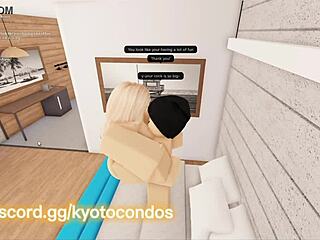 Estate Agent Blonde Hints at More Than Just a Tour with Intense Encounter